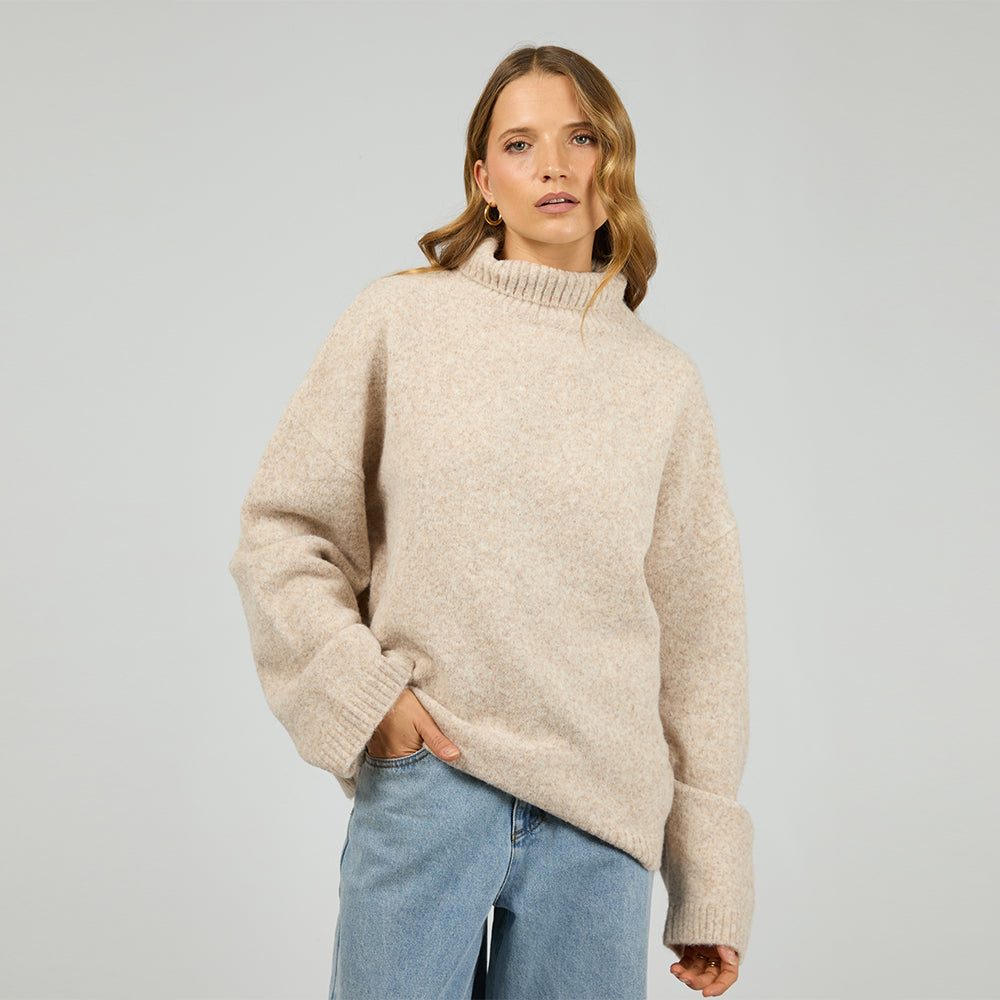 Willow Knit Jumper - Oat - Catani Clothing