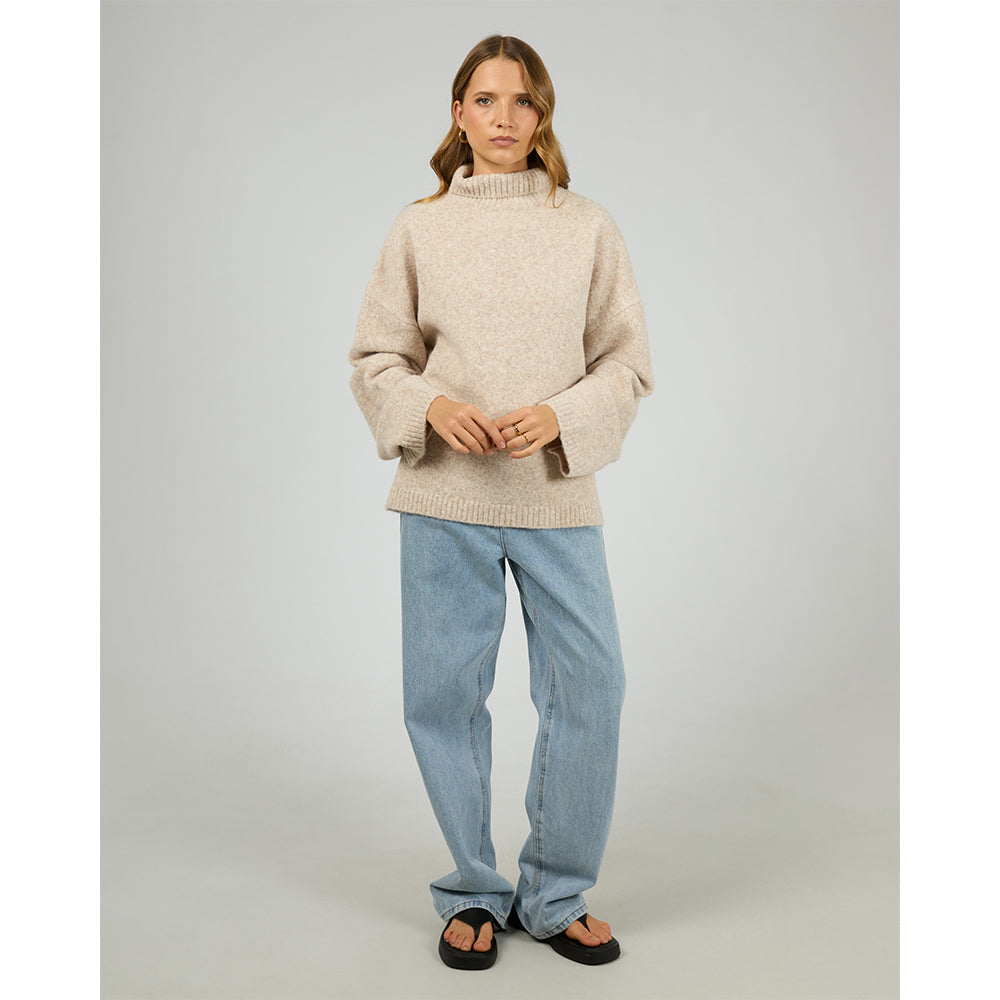 Willow Knit Jumper - Oat - Catani Clothing