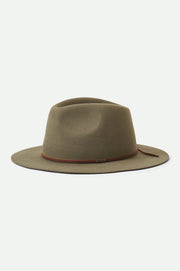 Wesley Fedora - Military Olive - Catani Clothing
