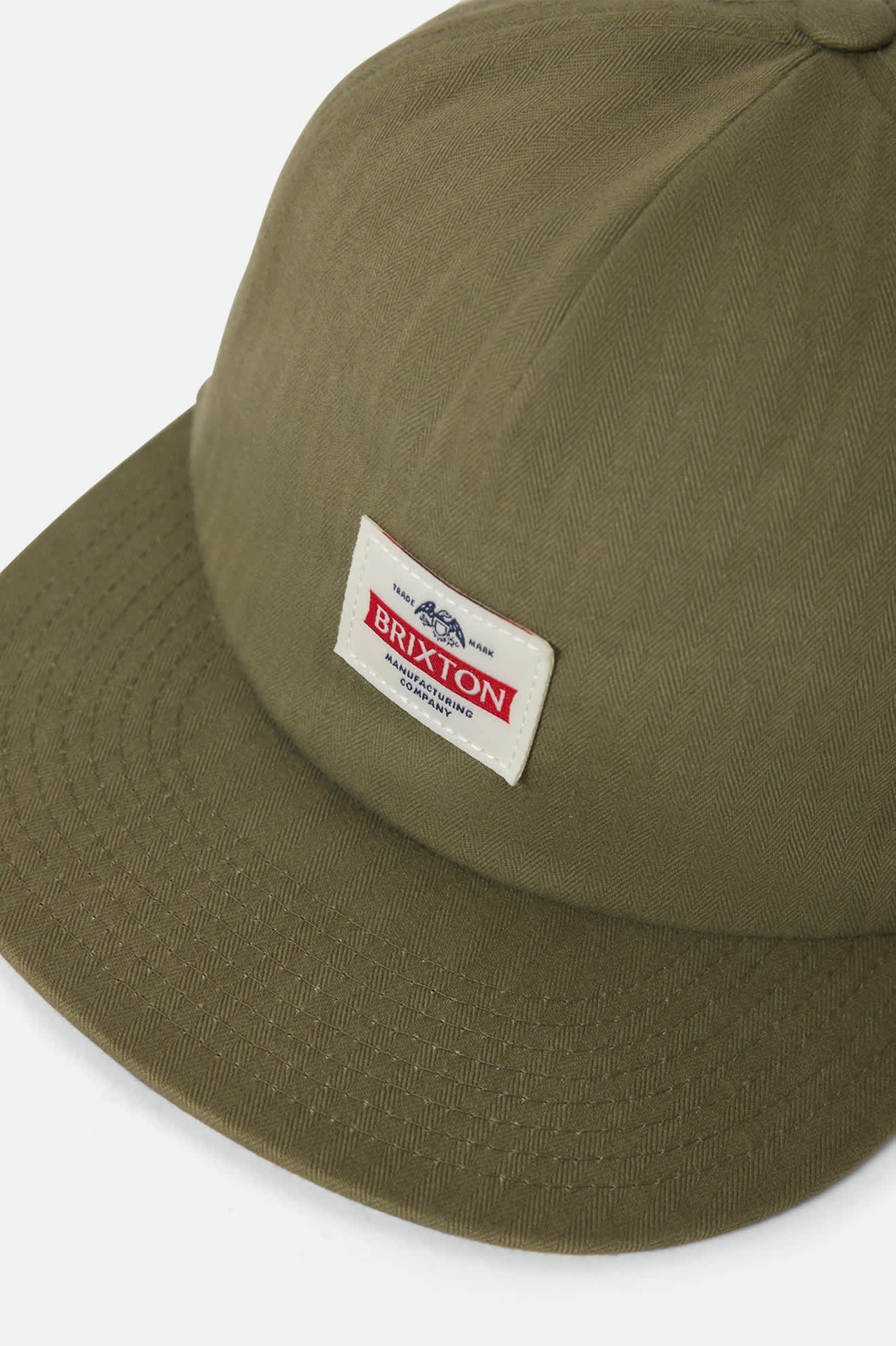 Brixton Pinnacle MP Snapback - Washed Olive Green (view 3)