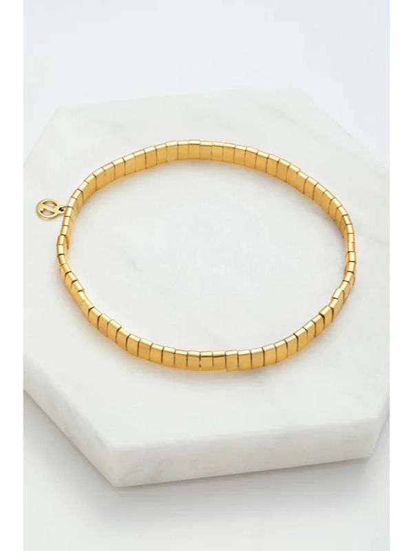 Zafino Tile Bracelet - Mist / Gold